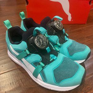 Puma Future Disc HST Mesh Mint Mens sz 9 Worn 2x